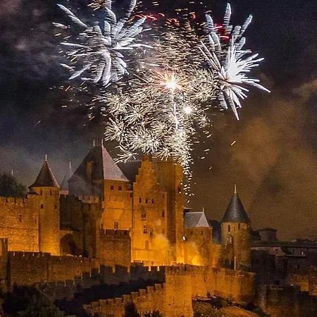 Bel Avec Cour Au Coeur De La Bastide Carcasona