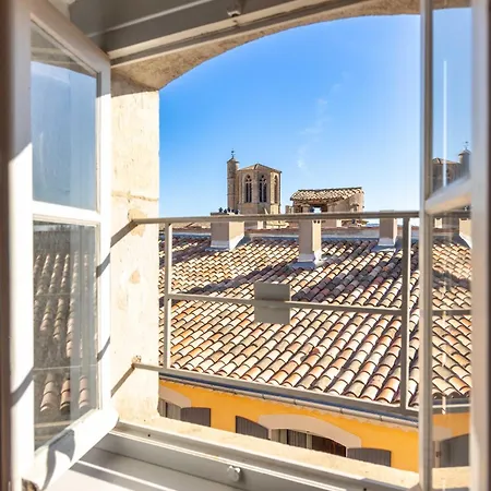 شقة Bel Avec Cour Au Coeur De La Bastide